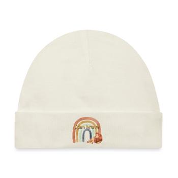 Löwe Mut Stärke Affirmation für Kinder Selbstwert - Baby Premium Organic Mütze - Naturweiß - Vorne
