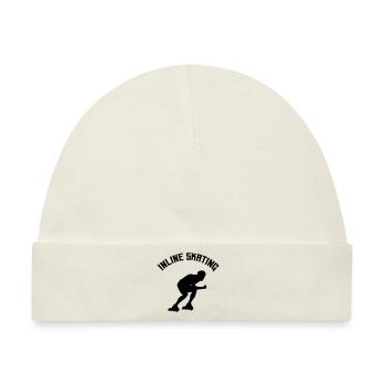 inline skating - Baby Premium Organic Mütze - Naturweiß - Vorne