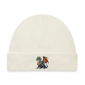 Fantasy Dragon - Baby Premium Organic Mütze - Naturweiß - Vorne