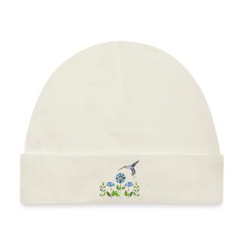 Bunter Vogel - Baby Premium Organic Mütze - Naturweiß - Vorne