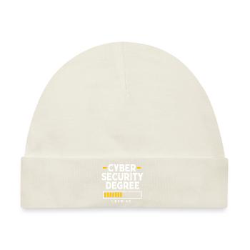 Cybersecurity Cyber Programmierer Hacker - Baby Premium Organic Mütze - Naturweiß - Vorne
