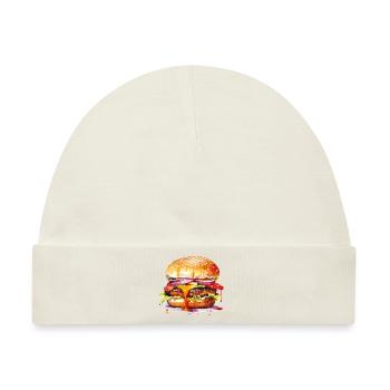 burger - Baby Premium Organic Mütze - Naturweiß - Vorne