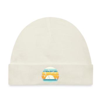 Vintage Vogelbeobachtung Vogelbeobachter Vögel Vogelbeobachter - Baby Premium Organic Mütze - Naturweiß - Vorne