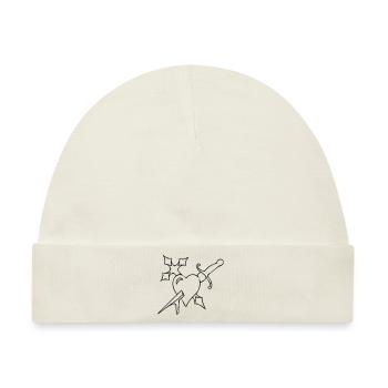 Herzinfarkt - Baby Premium Organic Mütze - Naturweiß - Vorne