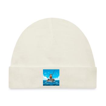 Der große Köder-Guide: So fängst du mehr Fische - Baby Premium Organic Mütze - Naturweiß - Vorne