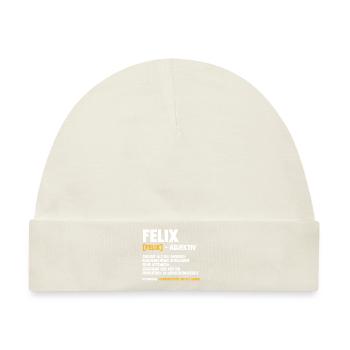 Felix - Baby Premium Organic Mütze - Naturweiß - Vorne