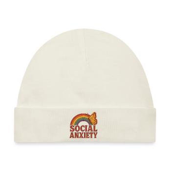 Soziale Ängste - Baby Premium Organic Mütze - Naturweiß - Vorne