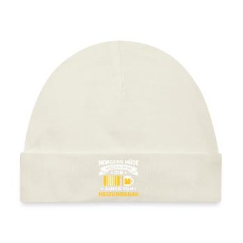 Heizungsbauer Heizungsbau Klempner Installateur - Baby Premium Organic Mütze - Naturweiß - Vorne