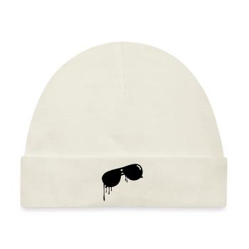 sunglasses - Baby Premium Organic Mütze - Naturweiß - Vorne