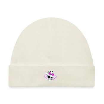 Skullgirl - Baby Premium Organic Mütze - Naturweiß - Vorne