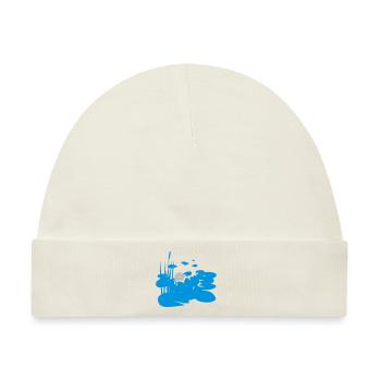Teich - Baby Premium Organic Mütze - Naturweiß - Vorne