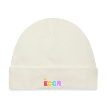 Egon! Personalisierbar - Baby Premium Organic Mütze - Naturweiß - Vorne