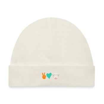 Schäfer Schaf - Baby Premium Organic Mütze - Naturweiß - Vorne
