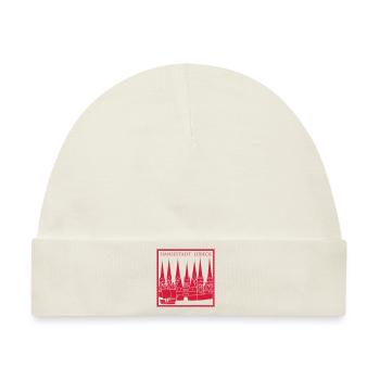 Hansestadt Luebeck - Baby Premium Organic Mütze - Naturweiß - Vorne