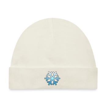 Schneeflocke - Baby Premium Organic Mütze - Naturweiß - Vorne