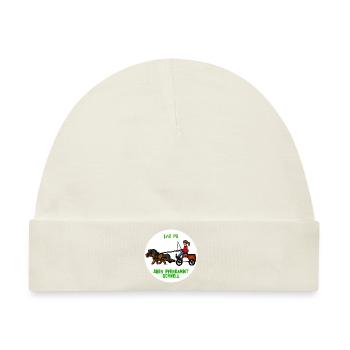 Pferdammt schnell - Baby Premium Organic Mütze - Naturweiß - Vorne