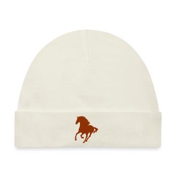 Real Horse - Baby Premium Organic Mütze - Naturweiß - Vorne