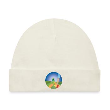 Folge dieser Straße! - Baby Premium Organic Mütze - Naturweiß - Vorne