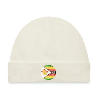 Zimbabwe Simbabwe Great Zimbabwe Love HERZ Mandala - Baby Premium Organic Mütze - Naturweiß - Vorne