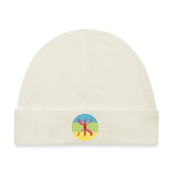 Amazigh Tamazight ⴰⵎⴰⵣⵉⵖ Berber Morocco Marokko - Baby Premium Organic Mütze - Naturweiß - Vorne