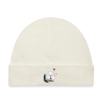 Onigirp - strip - Baby Premium Organic Mütze - Naturweiß - Vorne