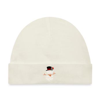 Walking in a Winter Wonderland Geschenk X-mas - Baby Premium Organic Mütze - Naturweiß - Vorne