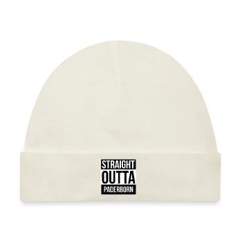 Straight Outta Paderborn - Baby Premium Organic Mütze - Naturweiß - Vorne