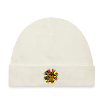 Reggae - Baby Premium Organic Mütze - Naturweiß - Vorne