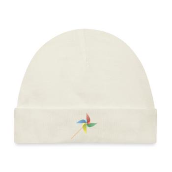 Windmühle - Baby Premium Organic Mütze - Naturweiß - Vorne