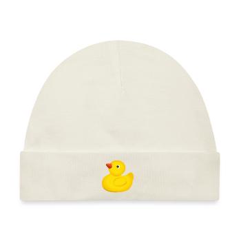 Badeente - Baby Premium Organic Mütze - Naturweiß - Vorne