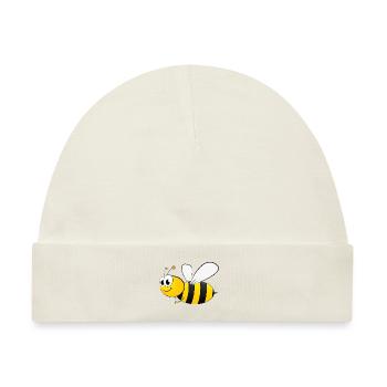 fleißiges Bienchen - Baby Premium Organic Mütze - Naturweiß - Vorne