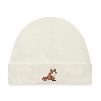 Cat - Persisch - Baby Premium Organic Mütze - Naturweiß - Vorne