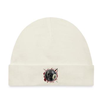 achten von Custom - Baby Premium Organic Mütze - Naturweiß - Vorne