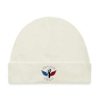 Team France Design - Baby Premium Organic Mütze - Naturweiß - Vorne