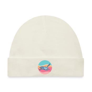 Tylosaurus Dinosaurier Raubtier des Meeres - Baby Premium Organic Mütze - Naturweiß - Vorne
