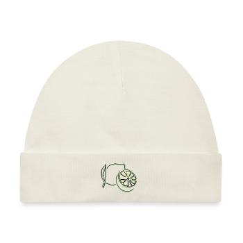 Limette - Baby Premium Organic Mütze - Naturweiß - Vorne