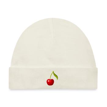 Cherry - Baby Premium Organic Mütze - Naturweiß - Vorne