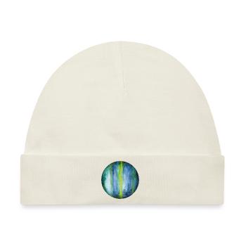 Uranus - Baby Premium Organic Mütze - Naturweiß - Vorne