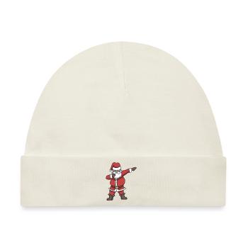 Weihnachtsmann dabbing Geschenk Weihnachten Tanz - Baby Premium Organic Mütze - Naturweiß - Vorne