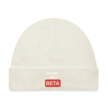Still in Beta - Baby Premium Organic Mütze - Naturweiß - Vorne