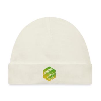Würgeschlange Schlange Schlangenbiss Schlangenzahn - Baby Premium Organic Mütze - Naturweiß - Vorne