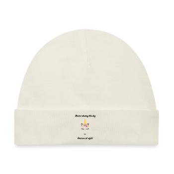 Arzt Doctor Unicorn - Baby Premium Organic Mütze - Naturweiß - Vorne