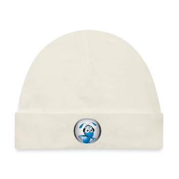 Ameise mit Headset - Baby Premium Organic Mütze - Naturweiß - Vorne