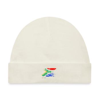 africa F - Baby Premium Organic Mütze - Naturweiß - Vorne