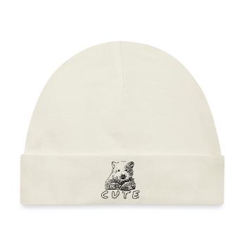 Bär - Baby Premium Organic Mütze - Naturweiß - Vorne