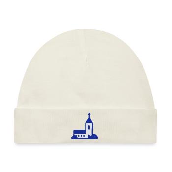 Kirche - 2 - Baby Premium Organic Mütze - Naturweiß - Vorne