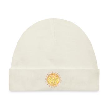 Blume des Lebens, Spirtuelles Symbol, Feng Shui - Baby Premium Organic Mütze - Naturweiß - Vorne