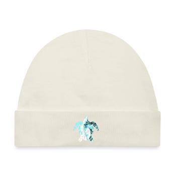 Maori Schildkröte Honu Ocean Tribal Tattoo Gift - Baby Premium Organic Mütze - Naturweiß - Vorne