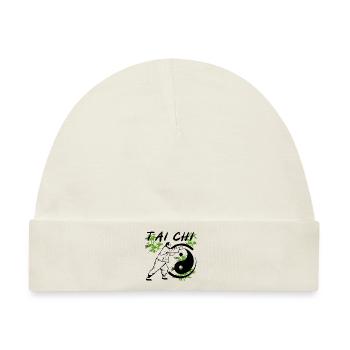 Tai Chi - Baby Premium Organic Mütze - Naturweiß - Vorne