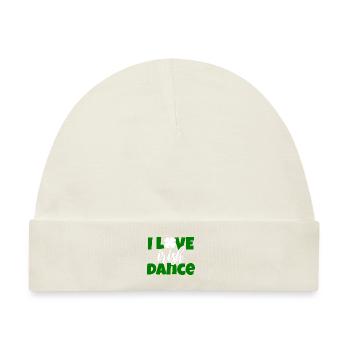 I LOVE Irish Dancing Tanzen Irland Irish dance - Baby Premium Organic Mütze - Naturweiß - Vorne